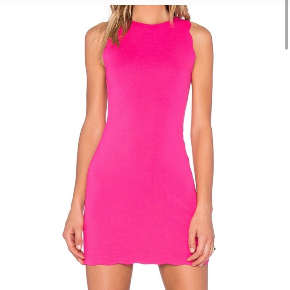 FOR LOVE AND LEMONS Rosarito Pink Bodycon Dress M